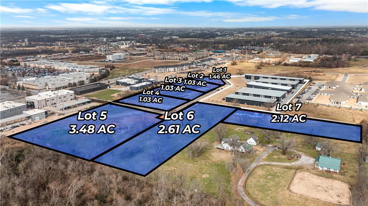 Prime 2.12 acre development opportunity in the heart of Pinnacle Hills-NWA's fastest-growing entertainment district. Ideally located between Fortune 500 companies Walmart and J.B. Hunt, and adjacent to Pinnacle Hills Promenade Mall. Property offers frontage on 31st Street, Hampton Rd, and Green Acres with excellent visibility and access. Directly in front of the gated, high-end Marque Collection Suites community. Surrounded by premier dining, shopping, entertainment, Mercy Hospital, Razorback Greenway trails, and quick access to I-49. Area seeing rapid growth with apartments, townhomes, restaurants, and retail underway. Ideal for mixed-use, multifamily, hospitality, entertainment, or upscale retail. Willing to split.  Zoning T5.2 Towncenter Medium.  Also listed as: MLS #’s 1332662, 1336550 and 1334618