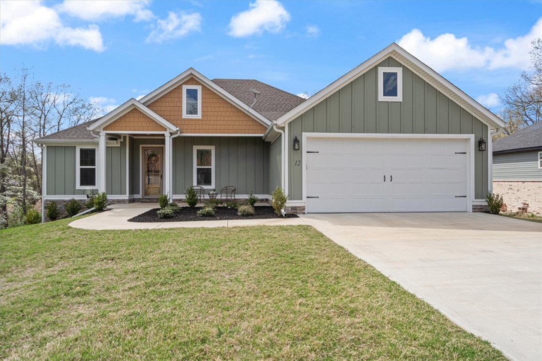 Better than new & beautifully designed, this 2023-built Bella Vista home offers the perfect blend of comfort, style, & easy living. Featuring 3 bedrooms, 2 baths, a dedicated office, & 2 living areas, this home was thoughtfully designed to give everyone room to live, work, & unwind. The kitchen is a standout with top-of-the-line appliances, quality finishes, newly installed pull-out drawers & a layout that flows effortlessly into the main living spaces. A temp-controlled wine room adds a unique touch, while the new storage building offers practical space for hobbies, gear, or extras. Outdoors, enjoy both a screened-in back porch & a beautiful stone patio designed for relaxing or entertaining while taking in the natural surroundings. Located near Highlands Golf Course, Branchwood Recreation Center, & just minutes from bike & hiking trails, this home has quick access to some of Bella Vista’s most loved amenities. Why wait for new construction when this one is already complete & simply waiting for you to call it home?