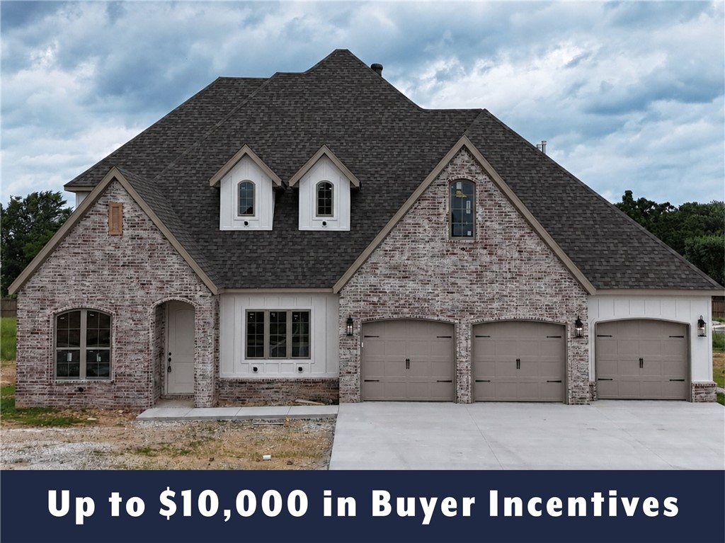 Up to $10,000 in buyer incentives available, including $6,500 from the builder and $3,500 from the preferred lender. These incentives may be used toward closing costs, prepaids, or a rate buydown. The builder portion may also be used as an appliance credit. This home offers a semi-custom opportunity, with certain interior selections still available to change based on the current stage of construction. Located in County Line Square near Shaw Family Park. The Fairview opens to the main living area with a fireplace and 3 large windows. The kitchen includes a large island, GE Profile stainless steel appliances, and ceiling-height cabinets. A bedroom and full bathroom are on the main level, along with the primary suite featuring a vaulted ceiling, double vanity with centered makeup vanity, walk-in shower, and walk-in closet connected to the laundry room. Upstairs offers 3 bedrooms and a full bathroom. Fence, gutters, and blinds are included. A community pool and pavilion are coming soon for residents to enjoy.