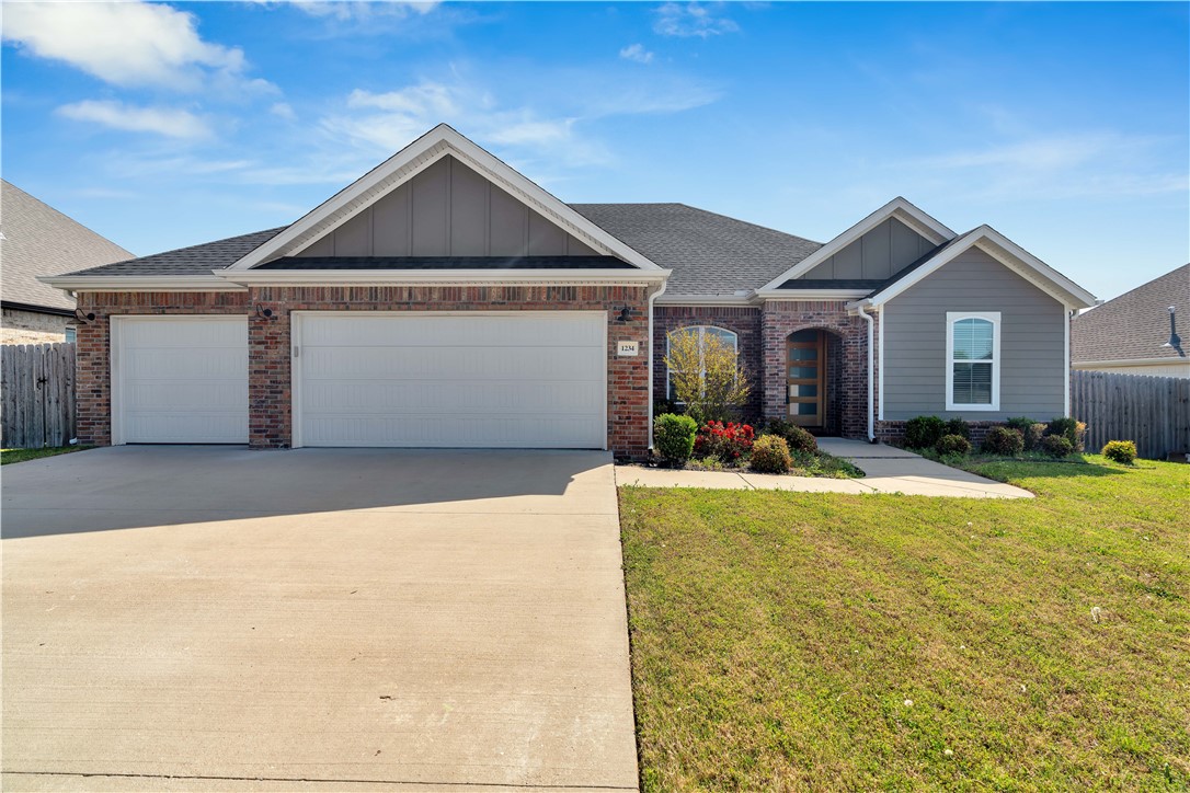 This property is prepped and ready for its next owner and offers desirable features within an appealing neighborhood, including amenities such as a pool and playground. The property consists of four bedrooms and three bathrooms, complemented by a formal dining area and a spacious kitchen outfitted with granite countertops and stainless-steel appliances. The living room includes an elegant fireplace. Finishes include hardwood & tile floors, crown molding and fully cased windows.  Plus, solid wood 8’ front door. 
The exterior combines brick and Hardiplank siding and features a three-car garage. Washer & Dryer convey with acceptable offer. Kitchen refrigerator and Hot Tub do not convey. Square footage is based on appraisal.
