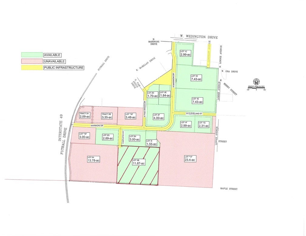Incredible property set apart.  Borders the City of Fayetteville trails park and in the area of the 18-mile traverse trail.  Zoned UT - Urban Thoroughfare, which is:  High density, mixed-use, up to 7 stories and administrative approval.  Could be multifamily or even a single home next to the trails park.  Could be added to the frontage properties to the north for more visibility, open areas and possibility commercial use.  The properties to the east and west are multifamily.  Fronting on the street are a Hyatt Hotel, sit down restaurant, double flag Hilton Hotel and a mixed-use development.  Further north is a double flag Marriott Hotel and a coffee shop. Streets connect to the newly improved two-lane access road and intersection, leading to I-49 and all areas of Northwest Arkansas effortlessly. Wedington Drive to the north, is the main west entrance to the City of Fayetteville and the University of Arkansas.  Mistletoe Avenue has water and sewer, and utility space, at the street to this property.