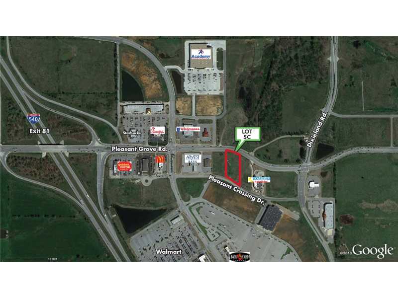 Prime Commercial Lot. 1.50 Acres Zoned C-2. Daily Traffic Counts 21,000 VPD. Frontage on Pleasant Grove Road. Less than 1/2 mile from I-540.