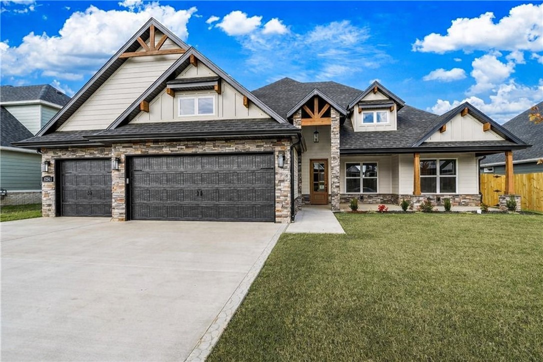Welcome home to Jenna Estates, Located 11 miles from  downtown Bentonville and right by the new I49 bypass on Lot 24. Build your dream home on a 1 acre lot. This floorplan is the Kenley Plan and you can pick your selections at our design center. It's about a 7 month build process from contract to close. Home offers 4 bedrooms plus an office plus a bonus room! Gorgeous custom cabinetry, wood beams, wood floors, and designer finishes throughout. Photos are of a completed home of same floorplan and has not yet been built. TO BE BUILT!