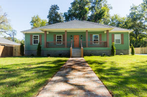 Lovely new home in the heart of Old Dardanelle.  Just a short walk to downtown and the river park.  Pine siding with large front porch.  Open living, kitchen, and dining.  Kitchen is highlighted with large island and custom cabinets.  Master suite.  Bath with shower and separate tub.  Two vanities and large walk-in closet.  Two guestrooms with bath.  Nice laundry.  Large finished storage room.  Antique brick walkway to front.  Patio and fenced yard.  Oversized garage.