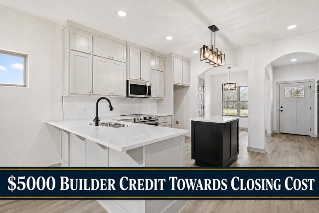 Seller to pay $5000 towards buyers closing costs!! Don't miss a second chance at this beautiful home! This home is back on the market at no fault of the seller, inspections/appraisal were completed successfully. This quality new construction brings modern luxury living with elegant custom finishes! This brand-new 4 bedroom, 2 1/2 bath, 1809 sq ft home is built by a custom home builder known for exceptional attention to detail. Meticulously crafted details include custom cabinetry, quartz countertops, sophisticated lighting finishes, LED lighting, stylish fireplace with oak mantle, stainless steel appliances, large bedrooms, ample amounts of storage, walk-in-closets and a well-designed floor plan that elevate both style and functionality. Enjoy peaceful mornings or evenings on the covered back porch with a fully sodded and fenced yard creating a great outdoor space ready for your personal touch. All on a low traffic street across from a peaceful open field and close to school making this home a standout choice!