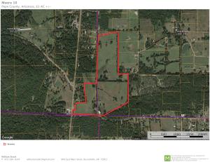 This is an aesthetic and contiguous 60 acres that was once a functional cattle farm.  The pasture lands now need attention to restore the once quality grass.  Mineral rights do convey and this property does have oil & gas income. Farm also consists of an older residential structure and a quality pole barn that is 40 x 80 feet.  The house and barn sits on a lovely ridge that overlooks the pasture with two ponds and a creek.  This property is highly suitable for a new residence, poultry houses, cattle farming or simply a hobby farm.