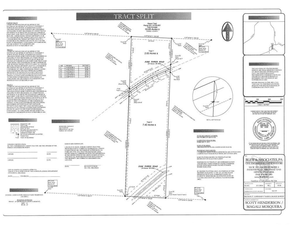 This 7.42 acre tract is wooded and offers lots of privacy.  Secluded and yet close to Fayetteville.  No deed restrictions.  Utilities at the street.
