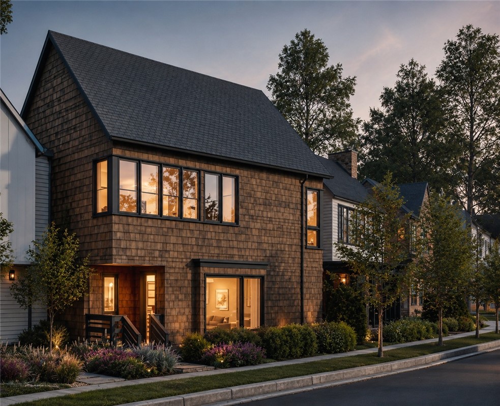 INCREDIBLE LOCATION! Minutes from the University of Arkansas, Razorback Greenway, and downtown Fayetteville. 2330 W Markham Road is a thoughtfully designed corner townhome overlooking a native meadow and shared greenspace in the heart of Markham Hill. This 4-bedroom, 3.5-bath home offers approximately 2,480 sq ft across three levels with abundant natural light, open-concept living, and a flexible PRIVATE-ENTRY GUEST SUITE ideal for guests, multigenerational living, a home office, studio, or potential income-producing long-term rental/ADU setup. The home also includes a 2-car garage and professionally designed finishes including hardwood flooring, custom soft-close cabinetry, designer lighting, and a timeless natural material palette. Built for comfort and healthier living, features include high-efficiency HVAC with integrated dehumidification and filtration, enhanced insulation for quieter interiors, low- and zero-VOC finishes, and energy-efficient Pella windows and doors. Visit markhamhill.com for more info.