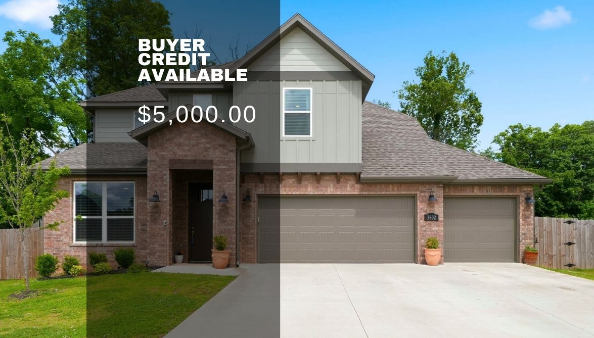Tucked away in a sought-after Bentonville neighborhood just minutes from downtown and 6 miles from Walmart Home Office, this 4-bedroom, 2.5-bath home delivers comfort, style, and function. The open layout showcases cathedral ceilings, luxury vinyl plank flooring, quartz counters, and a cozy gas fireplace in the living room. The kitchen is chef-ready with a gas range, pantry, and eat-in dining. The primary suite features a walk-in shower, and a dedicated office/study adds flexibility for today's buyer. Dual HVAC systems, a 2024 roof, and a 3-car attached garage bring lasting confidence. Out back, Little Osage Creek runs along the property — enjoy the covered patio, private garden area, and an 80 sq ft detached building. Wood privacy and iron fencing, a storm shelter, security system, and keyless entry round out this well-appointed home. POA annually. Schedule your showing today!