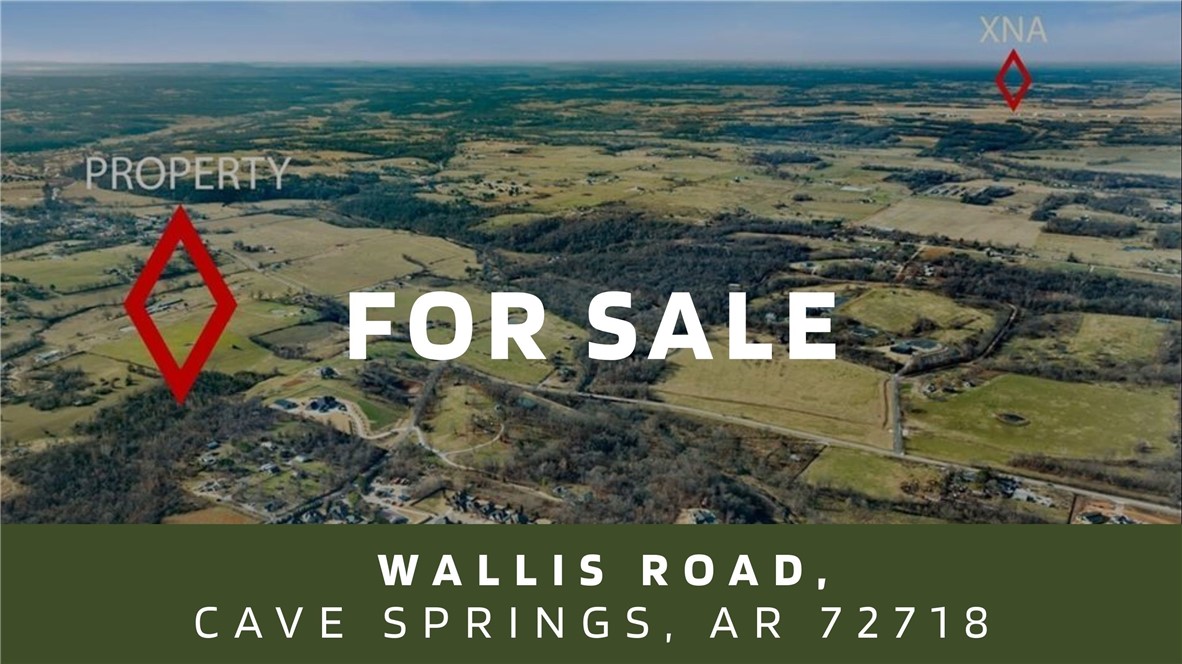 Unlock the potential of this 9.89-acre prime development tract perfectly situated off Wallis Road in the heart of Cave Springs. Located directly across from the prestigious Shadow Valley community, this gently rolling, partially wooded acreage offers a high-end suburban canvas for builders and investors alike. The property sits within the sought-after Bentonville School District, ensuring long-term value and high demand for future residential projects. With paved road frontage and a strategic location near the Hwy 112 corridor, you are minutes away from the shopping, dining, and employment hubs of Northwest Arkansas. This is a rare opportunity to secure a significant footprint in one of the region’s most rapidly appreciating areas. Secure your stake in the future of Cave Springs today.
