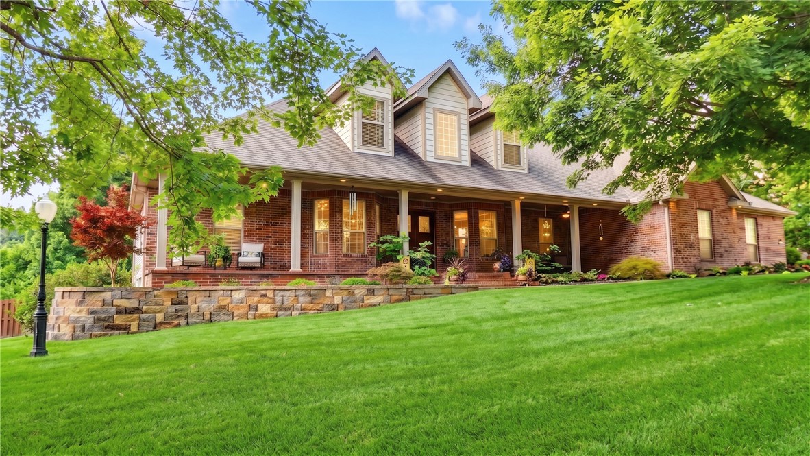 Experience refined living in this exceptional custom-built residence in beautifully positioned area of Summersby. Designed for elegance & comfort, home offers expansive floor plan w/ 4 BRs, 3.5 BAs, and generous windows that bathe interior in natural light. Antique doors open to elegant entry flanked the office & FDR. The gourmet kitchen offers premium stainless appliances, cabinetry, gas range, w/instant hot water. Refinished real oak floors flow thru the main level, including hearth room & team-inspired game room w/mini-kitchen & bar. French doors open seamlessly to outdoor areas. The primary bath makes an indelible statement w/brick accent wall, gold fixtures, and art deco barn door. Upstairs, 2BRs, one w/ensuite bath, a HB, flex-room, & many storage areas. Enhanced by a partially covered new deck, backyard features patterned concrete patio w/ firepit, sprinkler systems, encompassed by iron-and-wood fencing, 3-car garage w/built-in shelving, crawlspace storage, and under-deck storage adds practical convenience.
