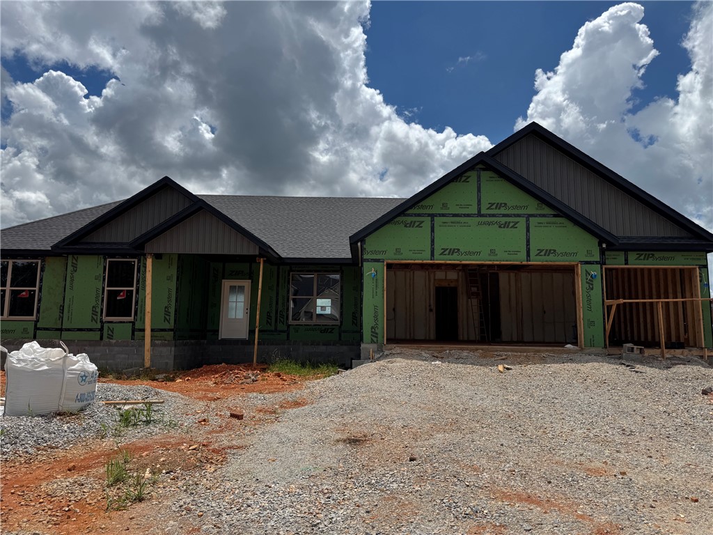The Collins Plan is a one-level, 4-bed, 2.5-bath layout designed for modern living. Features include: 3 car garage, open floor plan, vaulted ceiling with beams, built-ins flanking a gas log fireplace, soft close custom cabinets to the ceiling, gas range with fully vented hood, built-in microwave, a butler's pantry plus a walk-in pantry in the kitchen. The laundry room flows into the primary suite that features a walk-in shower & a free-standing bathtub for the ultimate spa-like experience. A large back covered patio is complete with internet and gas hookups, ready to entertain.