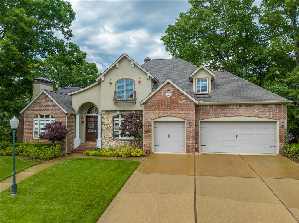 Discover luxury living in this stunning 3779 sq ft home! With 4 spacious bedrooms and 3 1/2 bathrooms, this residence offers ample space and located on a quiet cul-de-sac. Hardwood floors grace the main living areas, creating an elegant and warm ambiance. The home features built-ins throughout, adding both functionality and charm. The gourmet kitchen, equipped with modern appliances and granite countertops, is perfect for culinary enthusiasts. The primary suite is a true retreat with a brand-new soaking tub, and two large walk-in closets. Enjoy the warmth of fireplaces in the living room, den, and primary suite, perfect for relaxation. Additional bedrooms are well-appointed, providing plenty of space for family or guests. The stylish bathrooms offer both luxury and convenience. Enjoy the screened-in deck, overlooking the scenic N Walton Trail System. This home combines quality finishes with thoughtful design, making it a standout property. Don’t miss the chance to make this exceptional residence your own.
