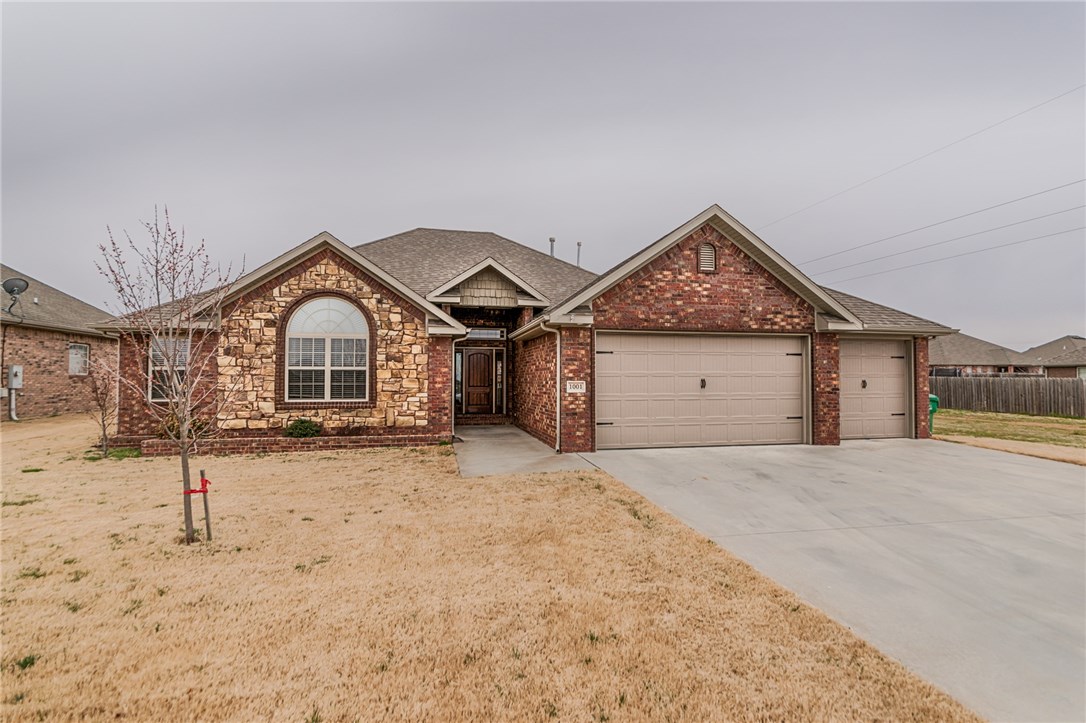 Beautifully well kept 4 bedroom home, granite counters, wood floors, HUGE lot, 10 person STORM SHELTER, 3 car garage. Move in ready, across the street from pond.