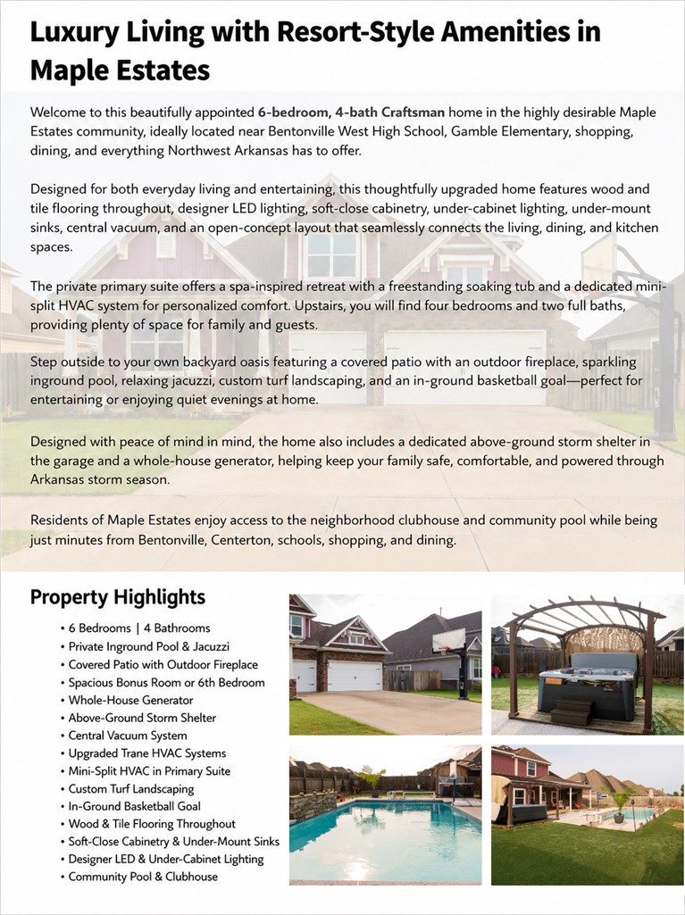 Maple Estates PH 1A - Residential