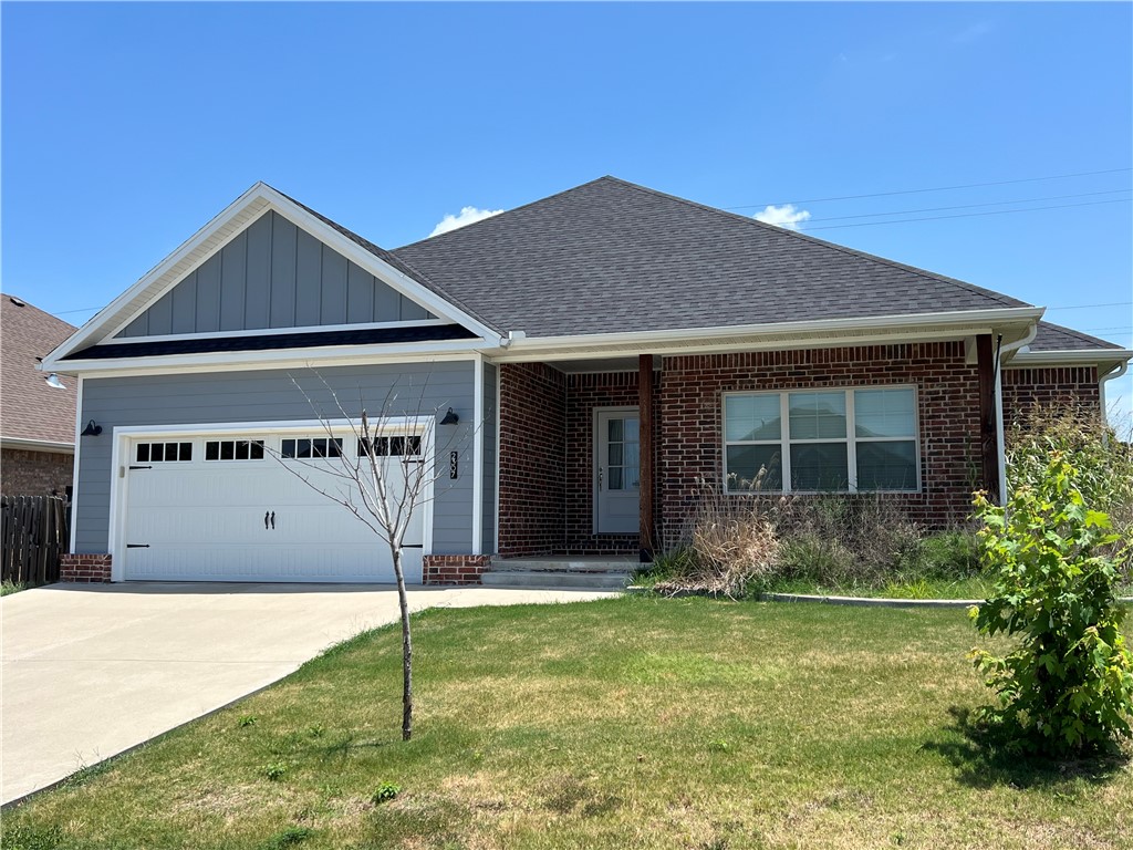 Absolutely gorgeous place to call "Home!"  3 bedroom 2 bath home with large, privacy fenced backyard in a beautiful neighborhood.  Convenient to Siloam shopping, schools and trails. Hard flooring throughout. 2-car garage. No smoking. No pets.