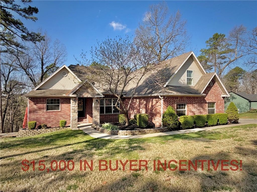 Truly Motivated Sellers!! They are giving back $15,000.00 in buyers incentives at closing. This is on top of a $10,000.00 price reduction! You get to choose what you would like to do with it on this beautifully maintained property. It is nestled on 1.45 acres in the sought-after Point at Falls Hollow subdivision by Beaver Lake. This home strikes the perfect balance between privacy, space, and convenience. Step inside to discover a lovingly cared-for residence featuring plantation shutters throughout, along with durable LPV, laminate, and vinyl flooring, and ample storage options. Embrace the serene surroundings of your property, providing plenty of opportunities for outdoor living and entertaining. Whether you're in search of a full-time home or a weekend getaway near the lake, this property offers comfort, functionality, and an ideal location. There are four nearby public boat ramps and two marinas along with nearby boat storage.