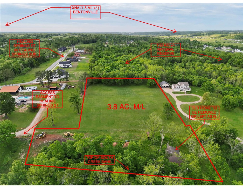 This Beautiful level to gently sloped property offers the perfect location to build your Dream Home, Barndominium or build two homes. Seller can build home if needed. Don't miss this opportunity. Seller will remove the old home at the bottom of the property prior to closing.