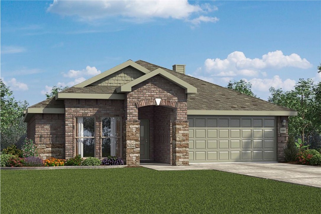 With double pantries, room for bar seating and a large, covered back patio, your family will feel right at home. This floor plan has double vanities in the primary bathroom, and also offers direct access from the utility room to the primary closet and 10-foot ceilings in the entry, kitchen, living area and master bedroom. Taxes subject to change based on new construction.