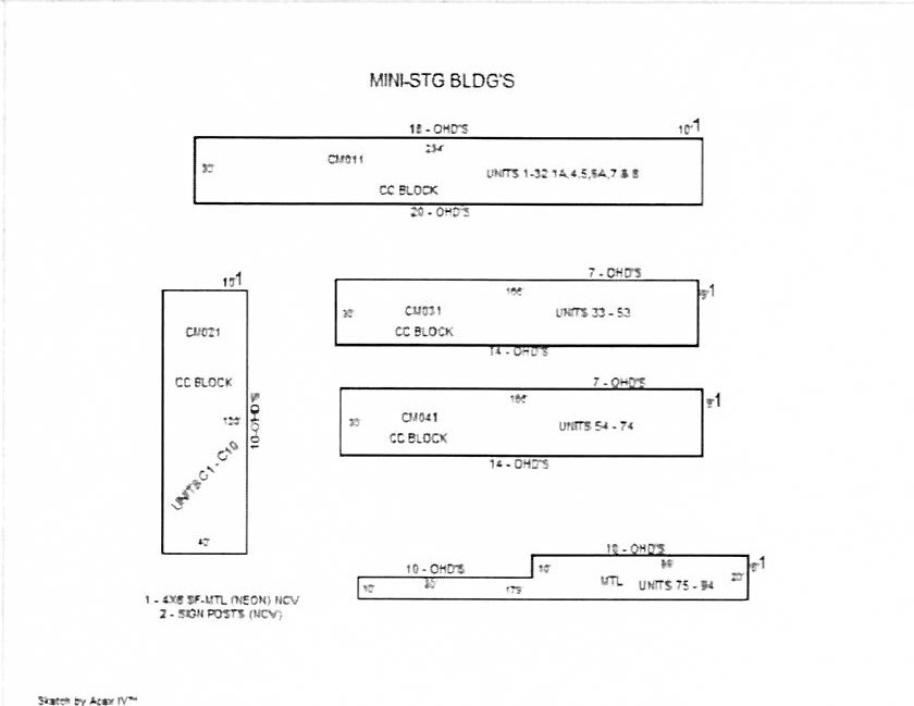 106 units. OVer 24,600sf on approx. 2+ acres to be split. Great location & instant income. Fully leased.