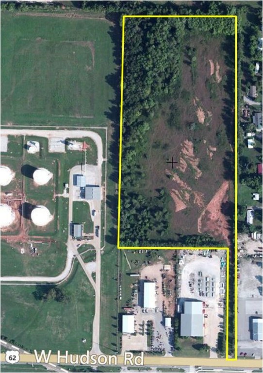 Great location close to I-49 and Hudson Rd/102, zoned commercial, all utilities availble