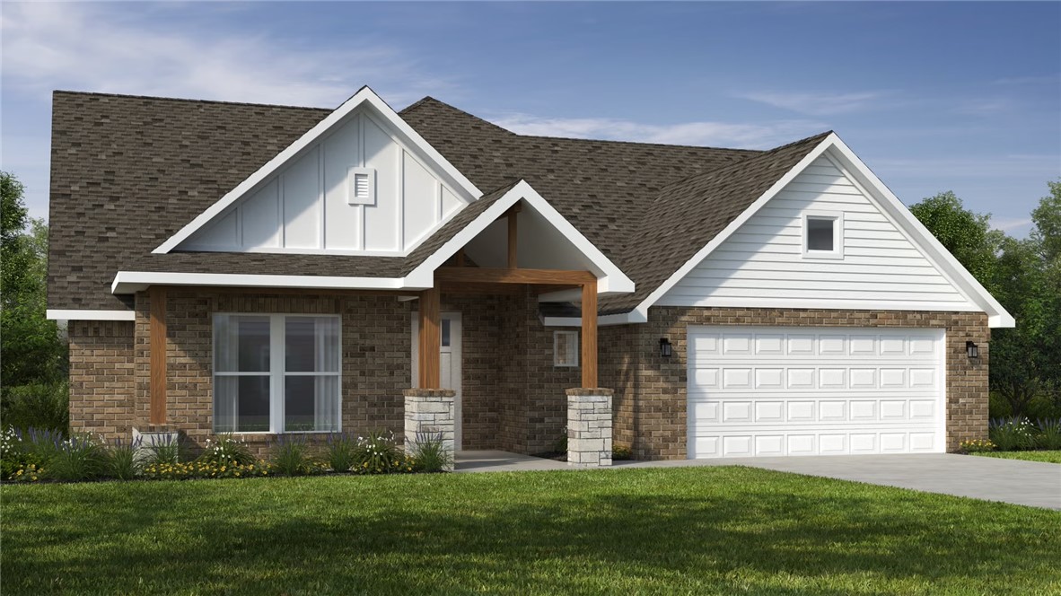 The 2575 floorplan features a 5 bedroom, 3-
bathroom with over 2,500 square feet of living space. This
premium floorplan is designed to elevate your living
experience with its exceptional features and thoughtful
design. Step into a home with impressive 15’ high vaulted
ceilings, complemented by a stylish stained box beam,
and 8’ tall front and back doors tThe large window wall offers a picturesque view
of the outdoors, leading to a vaulted covered back patio,
perfect for relaxation and entertaining. Inside, custom
built-ins beside the fireplace add both functionality and
charm, while the pantry with deep shelves accommodates
all your appliances and storage needs. The spacious
laundry room includes a sink, making chores convenient
and efficient. The master bathroom features a
luxurious freestanding tub and a large 3’x5’ shower.

*Taxes subject to change based on new construction.*
