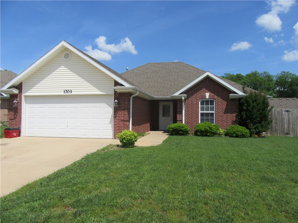 You will love this three bedroom/two bath home with new Luxury Vinal Plank (LVP) flooring.  The living room has a gas log fireplace.  There is an eat-in kitchen with refrigerator, stove, microwave and dishwasher.  There is a 2-car garage.   The backyard has a privacy fence.  One small dog may be allowed, but must be approved by the owner.  SUMMER MOVE IN SPECIAL:  1/2 off your first month's rent.