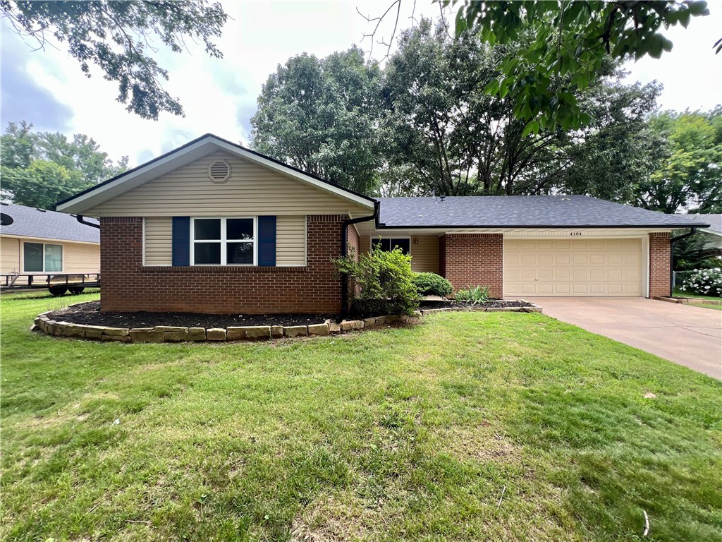 Cute starter home in desirable area approximately .2 miles from Lake Fayetteville trail access. The exterior boasts mature trees and a large backyard. All windows were replaced with energy efficent models.