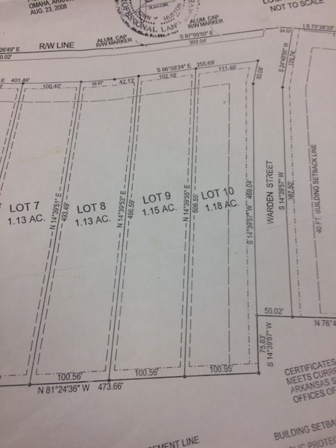 Lots 8, 9, 10 is 3.46 acres on Carolyn lane in ridgeview plaza subdivision.  Property has city water, no sewer, property has been perked for septic.