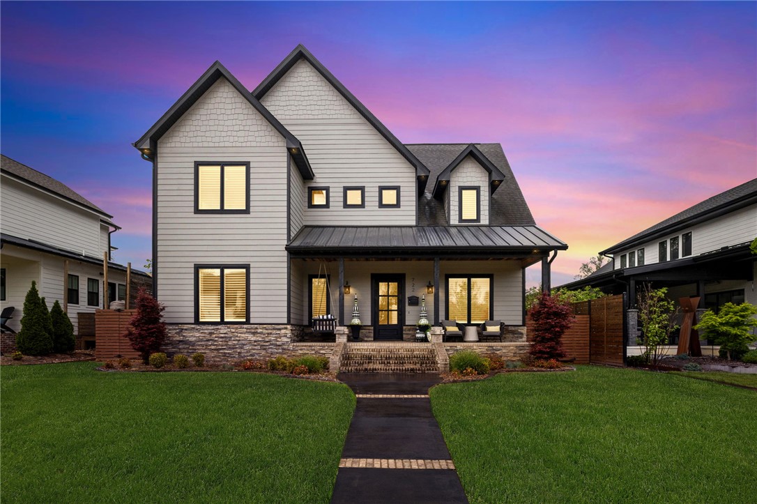 Steps from Bentonville’s iconic Downtown Square, this exceptional custom residence defines luxury, walkability, and resort-style living. Every detail is curated for those who value both high-end design and everyday comfort.
The main home features expansive open living spaces, a chef’s kitchen, a private main-level owner's retreat, and seamless indoor-outdoor flow through dramatic glass garage doors. With multiple fireplaces, a fully equipped outdoor kitchen, and a rare four-car garage, it is an entertainer's dream.
A private apartment above the garage adds incredible flexibility for guests, multigenerational living, or an executive office.
This isn't just a home it’s a lifestyle. Walk or bike to Crystal Bridges, the Walmart Campus, and world-class dining, then retreat to your private oasis. Opportunities to own a property with this level of craftsmanship and a premier downtown location are exceptionally rare. Experience the best of Bentonville.