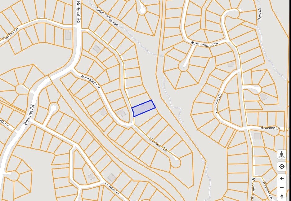This Beautiful lot is located just walking distance from the Back 40 Trails, 5 minute Drive to Lake Brittany.
Lot has common area behind it providing wooded views and privacy.