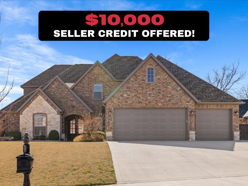 Now offering a $10,000 SELLER CREDIT & NEW price! Meticulously maintained. Situated on a quiet cul-de-sac in one of Bentonville's most desirable communities, you'll love being bikeable to Downtown Bentonville & the Walmart HQ, while also enjoying easy access to neighborhood amenities, top-rated schools, trails, upcoming Health Care Campus, & easy access to I-49! Everything you need is on the main floor. The main level features the primary suite + two addt’l bedrooms, & an office. The chef's kitchen is the heart of the home; tons of countertop space, double ovens, gas cooktop, pot filler, pantry, real hardwood floors, & ample cabinets. Fantastic flow for entertaining guests. Upstairs, has a bedroom & full bath + a second living space + media room. The covered patio allows for quiet moments in your level backyard. Over 600sq ft of walk-in storage.  Don't miss the central vac system, built-in speakers, crown molding & transom windows. A rare blend of comfort, convenience, & lifestyle in the heart of Bentonville.