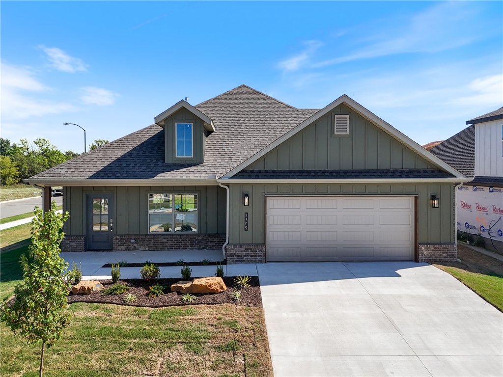 Welcome to Heritage Ranch, Phase 4! This brand-new two-story home is a must-see! The first level features a spacious open-concept living, kitchen, and dining area. It includes three bedrooms, each with walk-in closets, two bathrooms, a laundry room, and a two-car garage. On the second level, you'll find a large bonus room complete with a closet. This home boasts stylish finishes and amenities such as brick and hardie siding, full guttering, LED disk lighting with fan and light kits in all bedrooms, a spacious kitchen island with pendant lights, 3 cm granite countertops, a smart thermostat, Frigidaire Gallery appliances, and more. Combining style and comfort, this home is conveniently located near schools, shopping, and other amenities.
