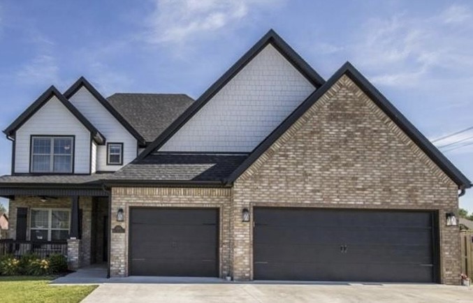 Fantastic location & all the space you want come together in this well cared for home that has many added features of a custom home. Being just across from Janie Darr Elementary and down the road from the new Mt Hebron park, a central location to Rogers, Lowell, Bentonville & Cave Springs is perfect for someone relocating to the area. Primary bedroom & an office/study are on the main level and 4 secondary bedrooms or 3 and a bonus room are on the 2nd level, plus a built in desk area upstairs for homework. Bright & open kitchen with seating at the bar, double ovens, 5 burner gas cooktop, walk-in pantry & a fridge included. The laundry room has direct access into the closet with built-ins for storage. Primary Bath includes double sinks, jetted tub and shower. Plenty of storage in the attic space on the 2nd level plus the 3 car garage! Spend a quiet evening out in the backyard under a covered patio with a cozy fireplace and tv connections, plenty of room to play in the large fenced backyard on a corner lot.