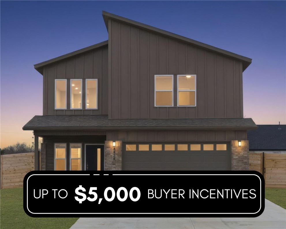 Seller Offering $2,500 in Builder Credit & One-Year Warranty | Lender Offering up to $2,500 lender Credit!
Modern luxury in one of Springdale’s most sought-after locations—where design, durability, & forward-thinking features come together beautifully. This stunning 3-bedroom, 2.5-bath statement home is filled with soaring ceilings & walls of windows that flood the living spaces with natural light, creating an open, airy atmosphere that feels both elegant and inviting. Every detail has been thoughtfully curated—from the awe-inspiring fixtures to the expansive primary suite designed for rest and retreat. Chef-inspired, smart kitchen is a showstopper, featuring sleek cabinetry, modern appliances, & a coveted pot filler—perfect for both everyday living & entertaining. Spa-like bathrooms showcase stylish tile work & premium finishes throughout. Extras: Metal board-and-batten siding w/ minimal maintenance, cedar privacy fence, epoxy-coated garage floors, & EV charger wiring. Refined. Resilient. Remarkable. Call today!
