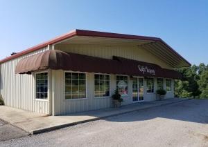 Prime property with over 3500 sq ft of space to make into whatever business you choose.  Comes with security system and has panoramic views of the White River and historic Cotter Bridge.  Large parking area and 6 acres on busy Hwy 62. Other features include metal siding and roof for low maintenance and plumbed and wired for kitchen. Add a deck off the back and make into a venue or divide into an air bnb. The options are endless with 6 acres included.