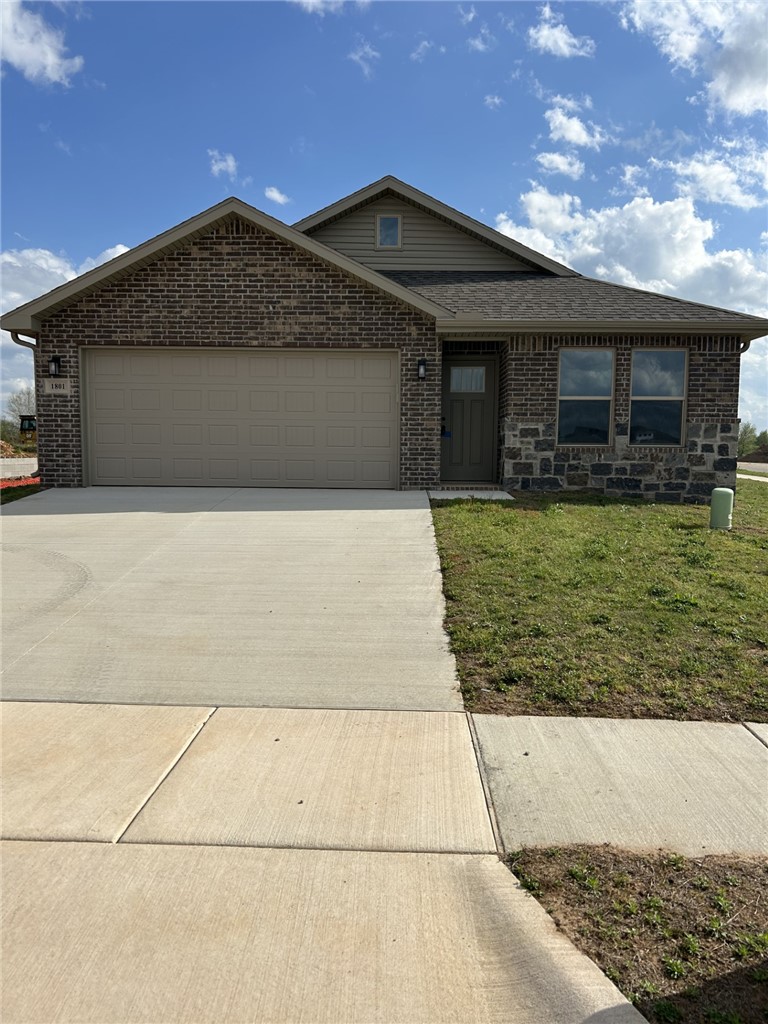Wow!  All new 4 bed 2 bath brick home on a corner lot for $330,000! This home is complete with granite countertops, ceiling fans, pantry, walk in closets, luxury vinyl plank floors, gas range, microwave vent, dishwasher, fully sodded yard and gutters.  The 4th bedroom could easily be converted to a home office if needed.  The open floor plan of the living room, kitchen and dining room offer a super entertaining space.  The exterior is all brick creating  ease of maintenance on this spacious corner lot.  Come see this home before it is gone.  Seller will pay $5,000 in buyer concessions. Up to $5000 lender credit available with preferred lender.  Taxes are estimates only.