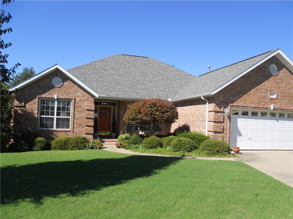 Immaculate one owner custom built home on a corner lot.  Nice details to construction.  Formal living room, office, den, formal dining room, breakfast room, nice kitchen. 3BD/2.5 split floor plan with nice sitting room in the Master Wonderful fenced yard.  Close to shopping, hospital and I-49.