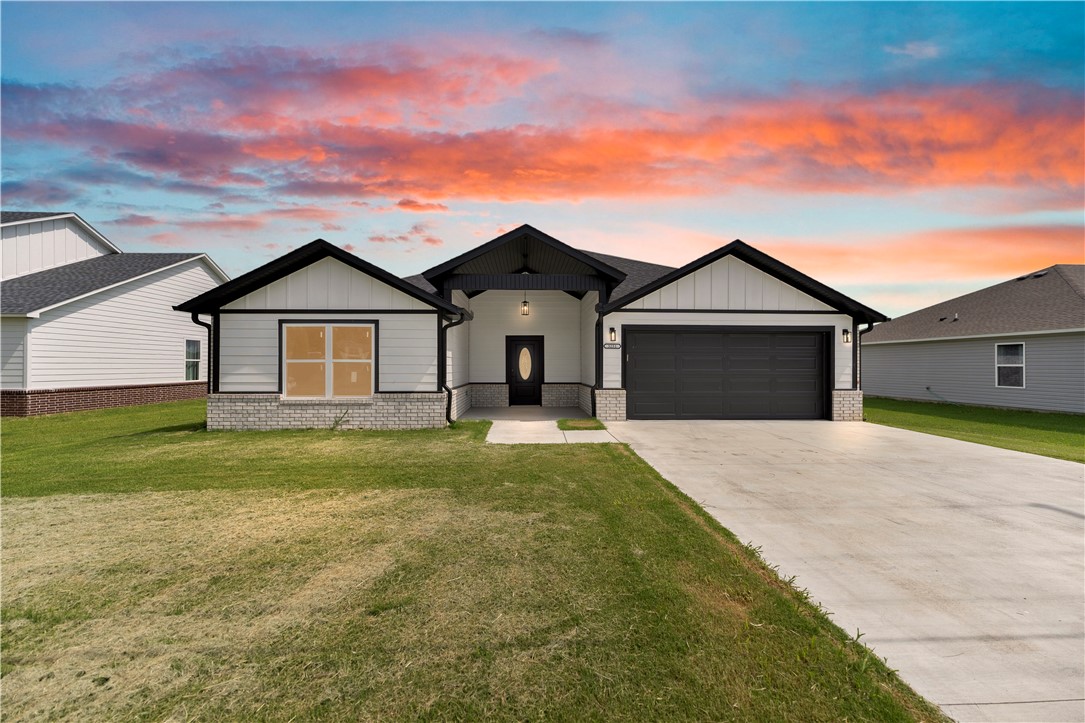 Welcome to this beautifully crafted new construction home featuring modern finishes, an open-concept layout, and quality craftsmanship throughout. Thoughtfully designed for comfort and low-maintenance living, this move-in-ready home offers both style and functionality. Conveniently located just minutes from thriving downtown Siloam Springs, you'll enjoy quick access to shopping, dining, John Brown University, parks, schools, and everyday amenities. Offering the peace of mind of new construction with exceptional access to major commuter routes, this home is ready for its next owner.