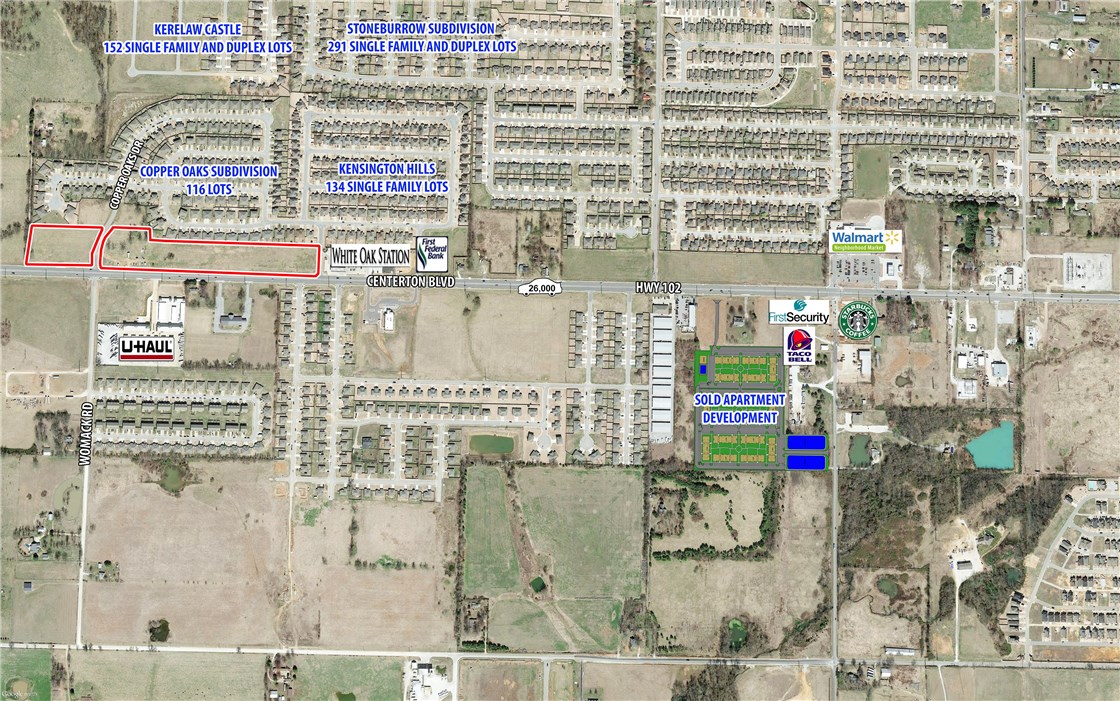COPPER OAKS-CENTERTON - Land