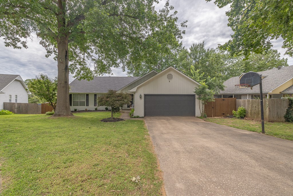 Welcome to this beautiful East Fayetteville home tucked away in a quiet cul-de-sac. This inviting home offers the perfect blend of comfort, character, and convenience.  Inside, you'll find warm hardwood floors, soaring vaulted ceilings, and an abundance of natural light that creates an open airy feeling throughout the living spaces.  The spacious eat-in kitchen provides the ideal setting for everyday meals and casual gatherings, while the thoughtful layout makes entertaining effortless.  Step outside to enjoy the private back patio, perfect for morning coffee, evening relaxation, or hosting friends and family.  Mature trees and landscaped beds offers shade and beauty for play dates with your family or friends.  Located near great east Fayetteville shopping, dining, parks, schools, and trail systems.  This home combines peaceful cul-de-sac living with unbeatable convenience.  It's a place where you can enjoy the best of both worlds with a quiet neighborhood charm and easy access to everything you need.