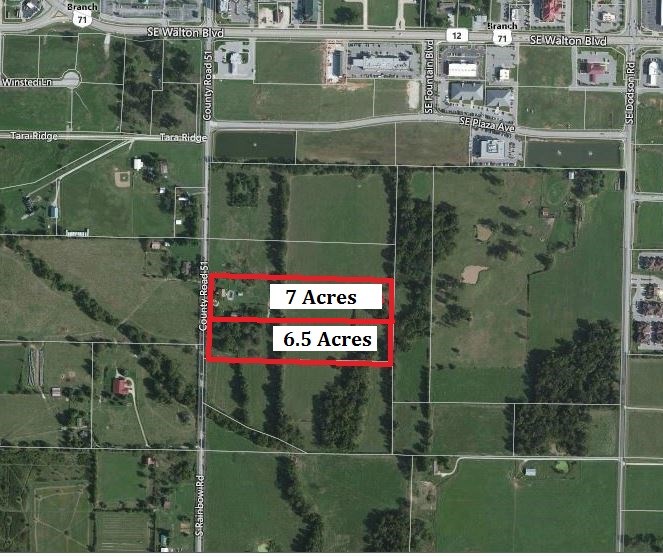 Great Commercially viable property just off Walton Blvd. Property near the Fountain Plaza Development.  Land is fairly open and level, prime for development to utilities at the street. Sewer is 1500 ft. away.