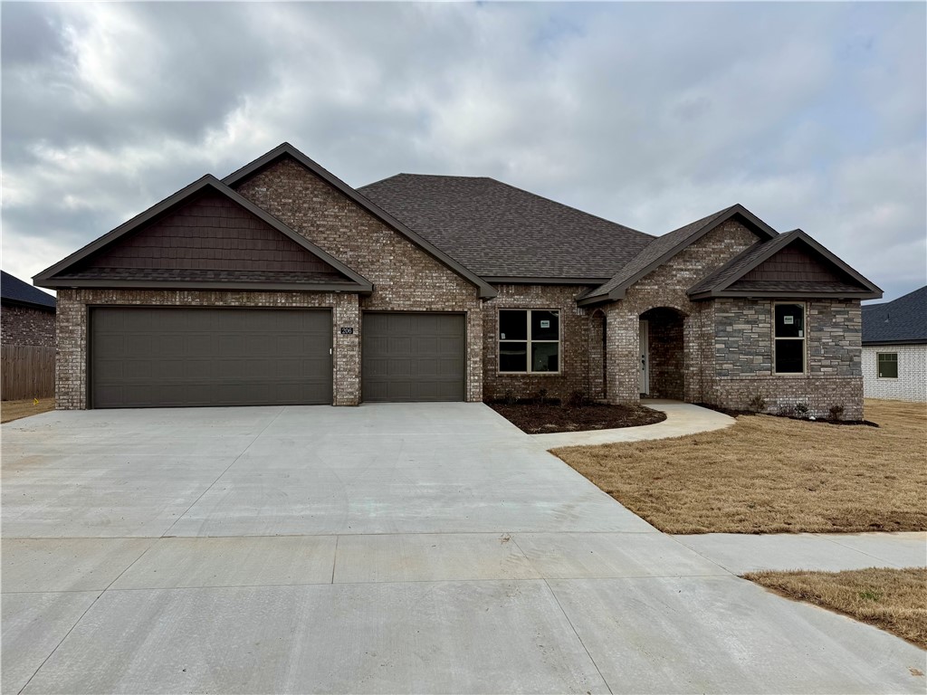 Welcome to this beautiful one-level home in the highly desirable Fairway Valley subdivision in Cave Springs. This 4 bedroom, 2.5 bathroom home offers a spacious and functional layout with a 3 car garage and quality finishes throughout. Situated right next to The Creeks Golf Course, you’ll love the peaceful setting and convenience to everything Northwest Arkansas has to offer. As one of the last available lots in Fairway Valley, this is a rare opportunity to own in a sought after neighborhood within a fast growing community. Don’t miss your chance to call this exceptional property home. Agent owned.
