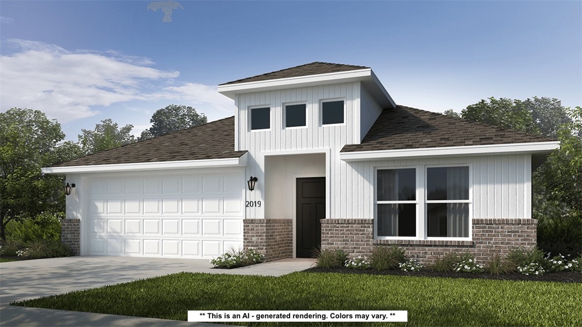 This 4 bed, 2 bath 1729 square foot floor plan is ready to
be filled with your family and friends! Connect with nature
in this floor plan thanks to the cozy covered back patio
just off the open concept family, dining, and kitchen area.
Available space is truly maximized in this home with a
kitchen pantry and dedicated laundry space, just off the
oversized primary suite closet.
Taxes are subject to change based on new construction.