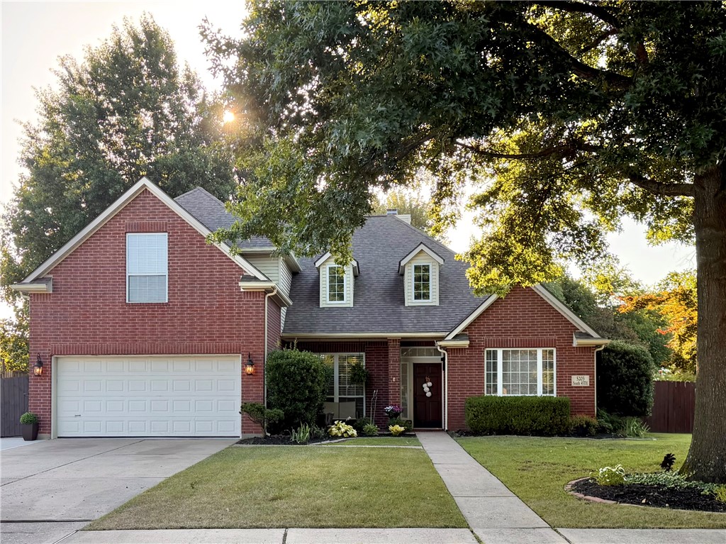 SELLER-PAID ONE-YEAR HOME WARRANTY INCLUDED! Welcome to Highland Knolls, one of Rogers' most sought-after neighborhoods! Just minutes from the Pinnacle Hills Promenade, the Walmart AMP, the Razorback Greenway, shopping, dining, and I-49, this well-maintained home offers the perfect blend of comfort and convenience. Inside, you'll find a spacious layout with the primary suite and dedicated office on the main level, engineered wood floors, a charming kitchen with ample cabinetry and granite countertops, plus fresh paint, new carpet and dishwasher, and beautifully updated bathrooms. Upstairs features three spacious bedrooms, one with an ensuite, plus a versatile bonus room perfect for movie nights, a playroom, or home gym. Step outside to a large backyard surrounded by mature trees and landscaping, with plenty of room for entertaining or even adding a pool! EV charger included. Enjoy a beautifully updated home in an established Rogers neighborhood with the best of Northwest Arkansas just minutes away!