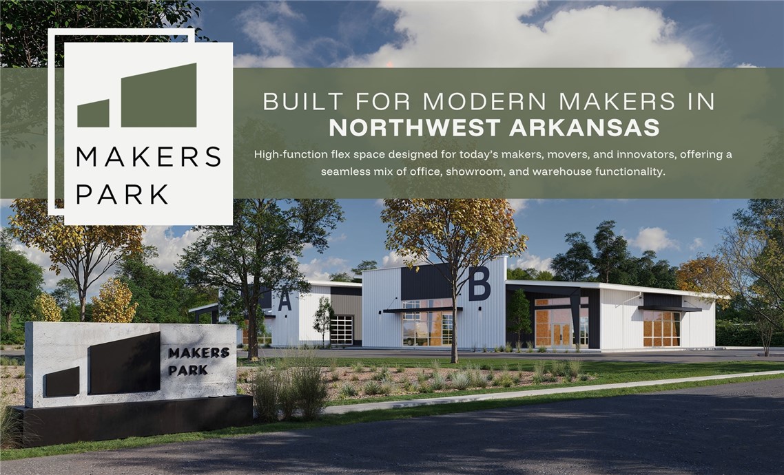 Min height: 17'. Max Height: 24'.

Located at 2714 Little Flock Drive in Little Flock, this modern flex warehouse development offers a range of high-function spaces designed to accommodate a variety of industrial and office users. The property features multiple building configurations with suite sizes ranging from ±1,800 SF up to ±13,365 SF, providing flexibility for tenants of all sizes. Each building is equipped with a mix of dock-high and grade-level bay doors, clear heights ranging from 14’ to 24’, and efficient layouts that support warehouse, showroom, and office integration. Lease rates range from $16.00 to $18.00 PSF, NNN, offering competitive pricing for new-construction flex space in the market. Strategically located just 1.4 miles from Interstate 49, the property provides excellent regional connectivity while maintaining convenient access to the surrounding Northwest Arkansas area, making it an ideal solution for users seeking modern, adaptable space in a highly accessible location.
