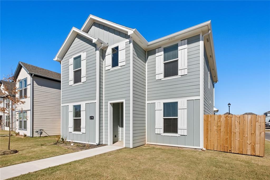 Beautiful 3 bed 2.5 bath single-family home for rent in Fayetteville! Built in 2023, this light and airy open concept 2-story home features luxury LVP flooring, tile in wet areas, and cozy carpet in bedrooms. The kitchen boasts stainless steel appliances and quartz counters, with a convenient half bath on the main level. Fridge, washer, and dryer included. Enjoy abundant natural light throughout and a spacious 2-car garage. Located just minutes from I-49 and approx 11 minutes to University of Arkansas. Outdoor lovers will appreciate the nearby parks, trails, and local attractions. Move-in ready and waiting for you!