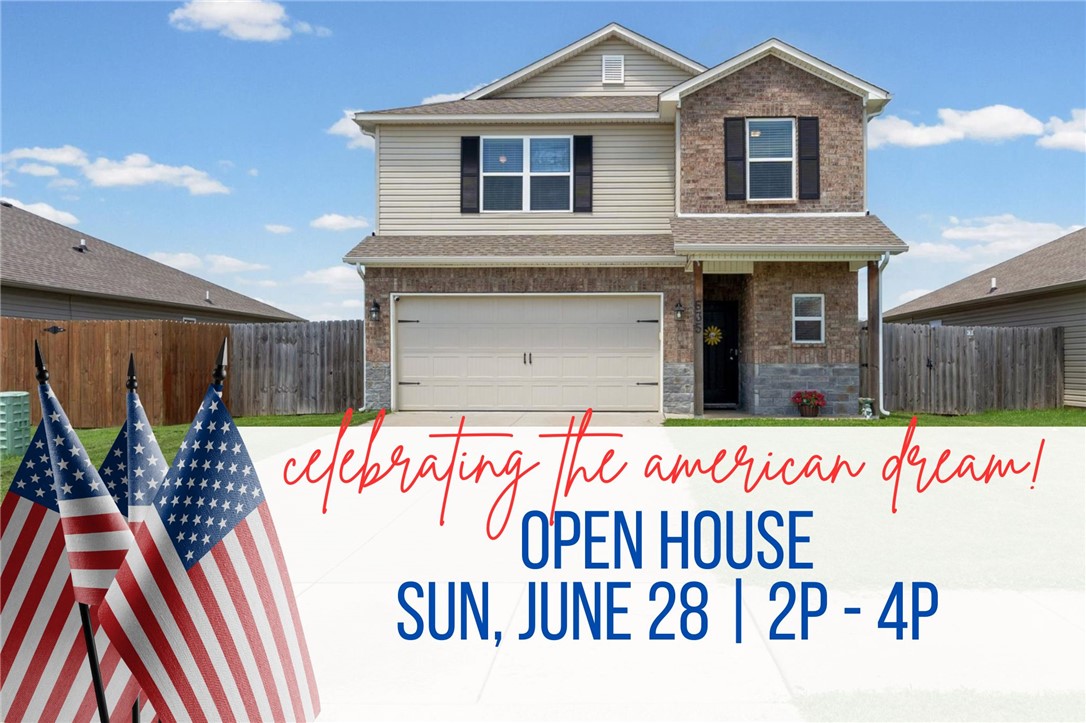 Location + Lifestyle + Value = 635 Woodcreek Loop!
Whether you're enjoying sunset views from the covered patio, spending time at the neighborhood playground, or taking advantage of nearby parks, shopping, and dining, this home makes it easy to enjoy everything Northwest Arkansas has to offer. Inside, the flexible layout adapts to your lifestyle, with spacious living areas, room to gather, and an upstairs loft perfect for work, play, or relaxation. Just minutes from Mt. Hebron Park and Pinnacle Hills Promenade, you'll love the balance of convenience and comfort. At just $181 per square foot, this is an opportunity you won't want to miss. Schedule your showing today and see why 635 Woodcreek Loop feels like home! Open House: Sun, June 28, 2p-4p