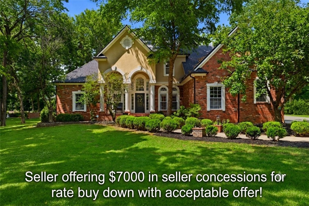Price Reduced! Property appraised for $736,000- Instant equity of $36K and Seller is offering $7000 seller paid credit to assist with closing costs or rate buy down - buyers choice! This stunning, all-brick estate offering over 4,000 square feet of beautifully designed living space on 2 levels. Tucked away on a quiet private street with a cul-de-sac, this home perfectly balances peace & privacy with incredible proximity to the heart of Siloam Springs growing community & Brown University. The main level serves as the hub of the home, featuring 2 living areas that provide plenty of room entertaining & quiet family evenings. Upstairs, the home transitions into an entertainment haven, complete with billiard room featuring its own wet bar, a dedicated bonus media room perfect for movie nights, and a flex space ideal for a home office or exercise room. Home offers attached 3-car garage & an abundance of smart storage.  Inquire with agent for appraisal!