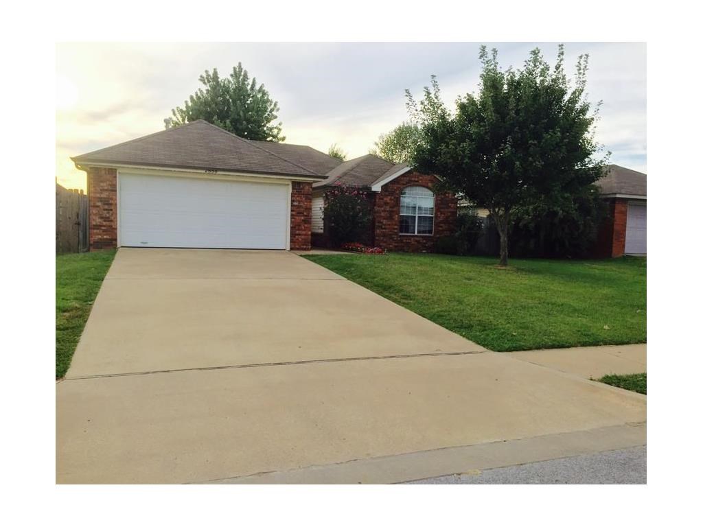 Great 3 bed 2 bath home with spacious living room & backyard. Near the new 70 acre sports complex off of Don Tyson & new  elementary school off of Oriole st. Property is currently being rented out, but will give the tenant a 30 day notice after it gets under contract.